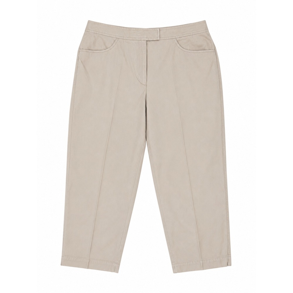 Liz Claiborne LizSport Women's Beige Capri Pants Size 16 Cropped Casual Travel - Picture 11 of 13